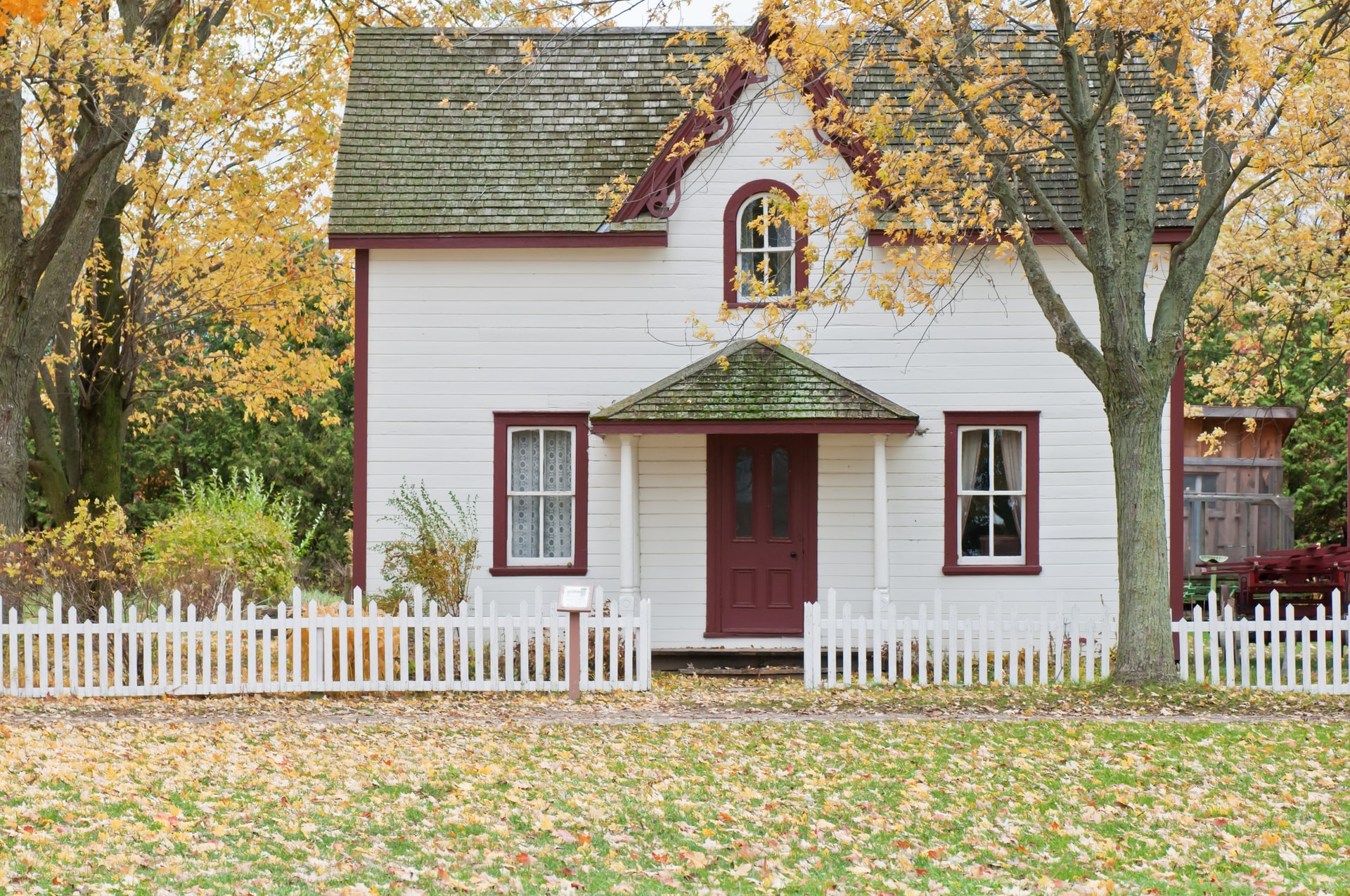 House in the fall