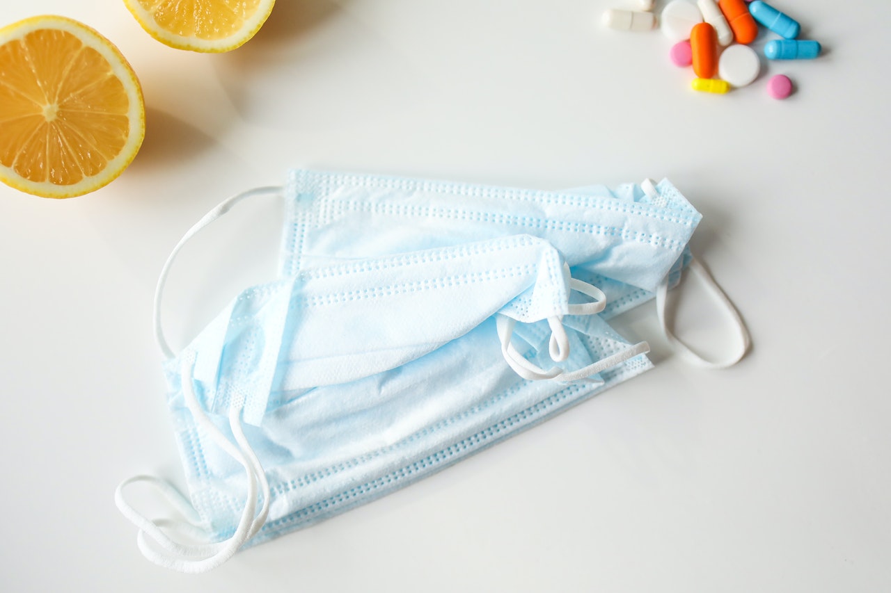 oranges, facemasks and vitamins